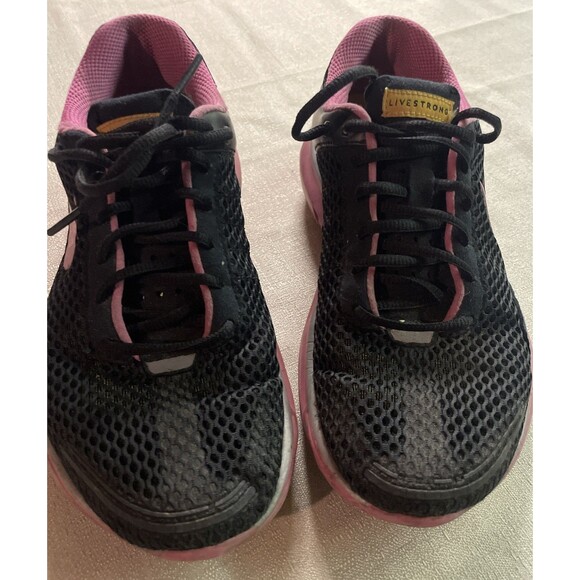 Nike Lunarlite Live Strong Womens Running Shoes Black/Pink Sneakers Size 8 - Picture 8 of 10